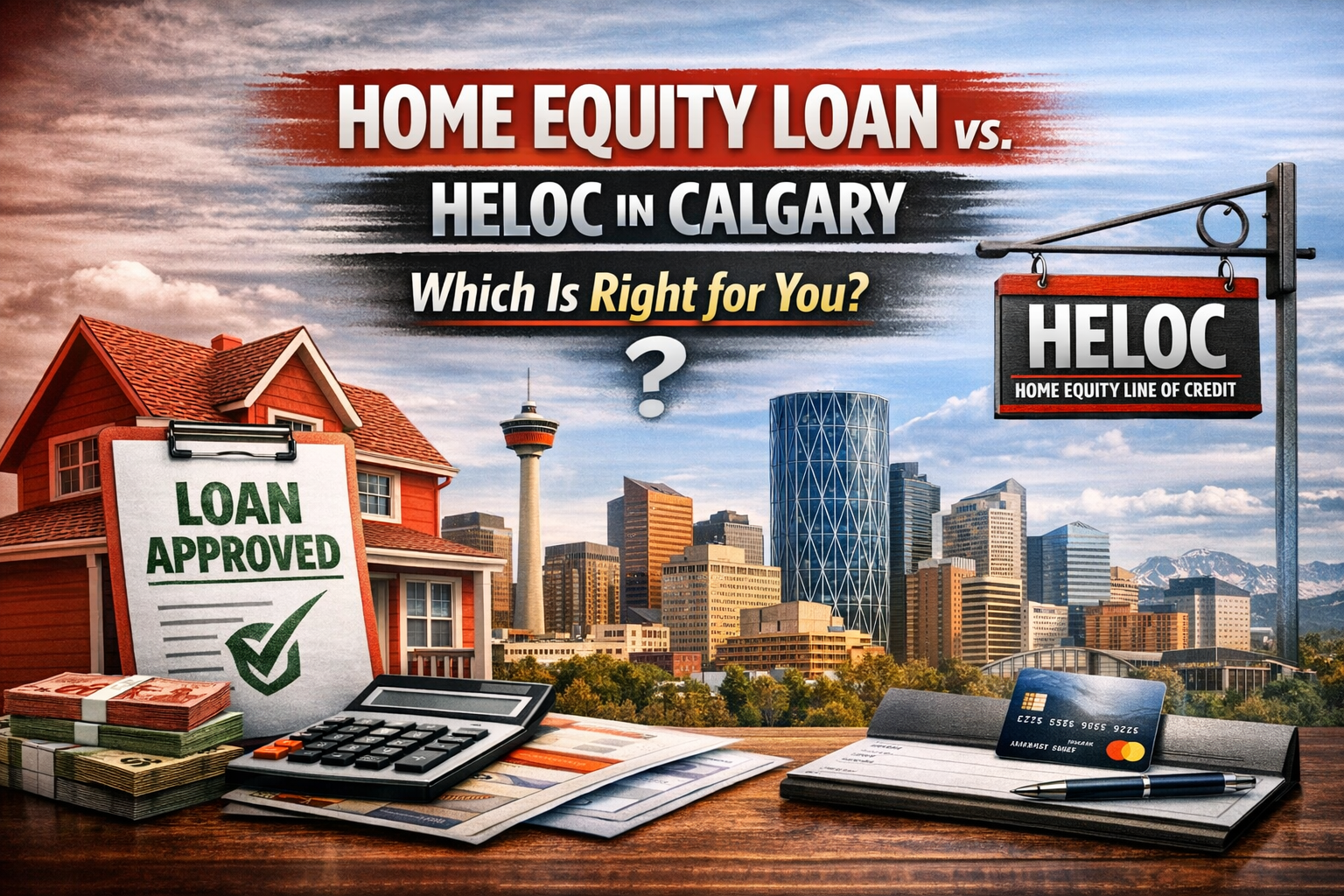 Home Equity Loan vs HELOC in Calgary