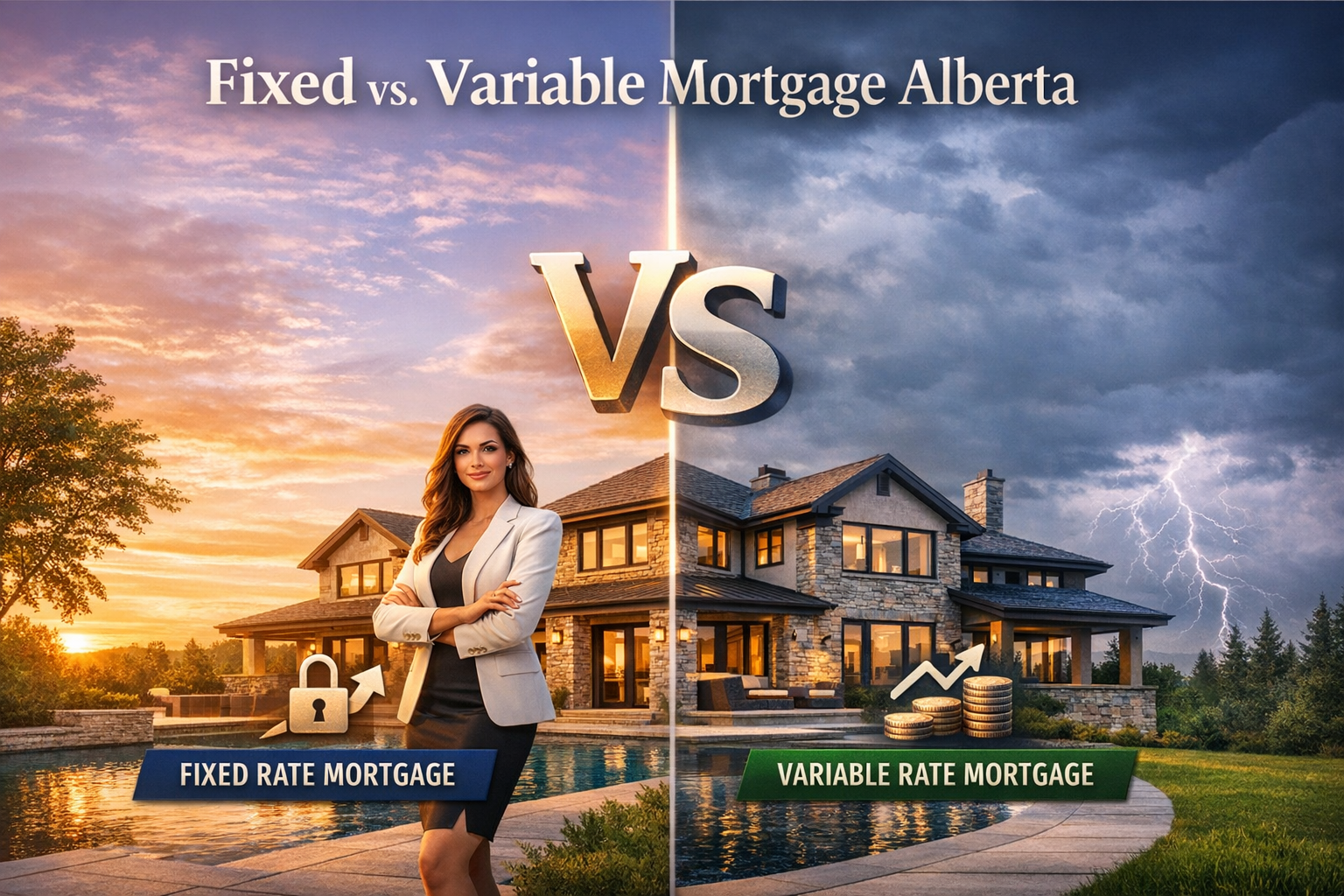 fixed vs variable mortgage Alberta