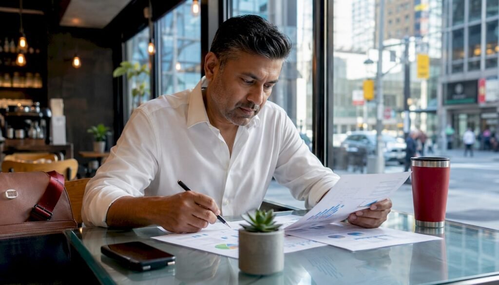 7 TIPS FOR FIRST TIME RENTAL PROPERTY BUYERS (2026) 2 Mortgage broker reviewing investment property documents