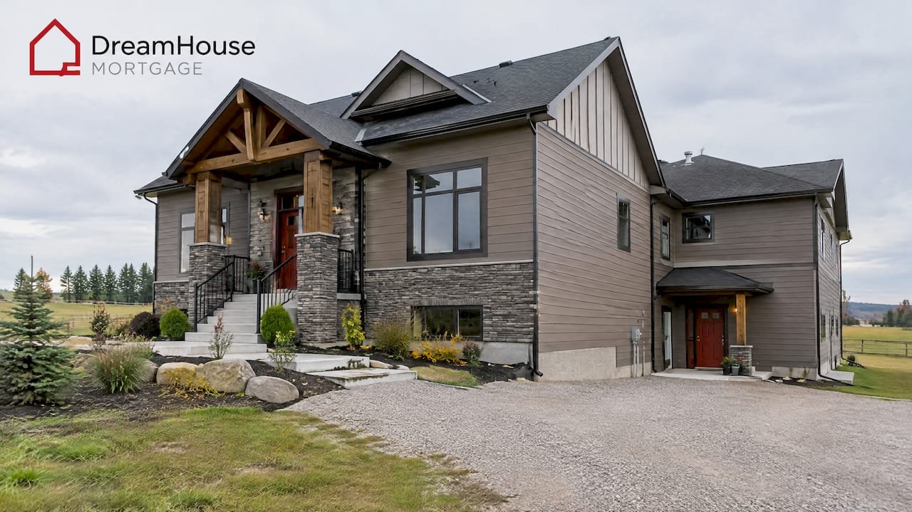 Luxury acreage home with a separate rental suite