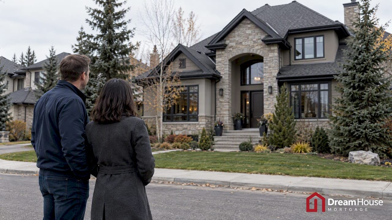 Buyers consider a Calgary luxury home