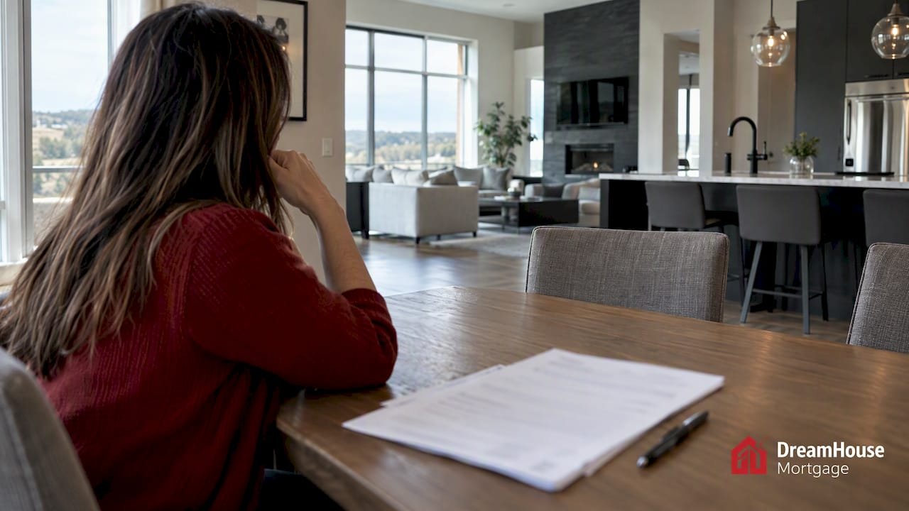 Refinance cost estimate inside a luxury Calgary home