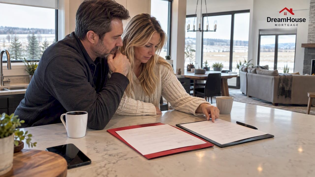 Mortgage offers compared inside a luxury acreage home