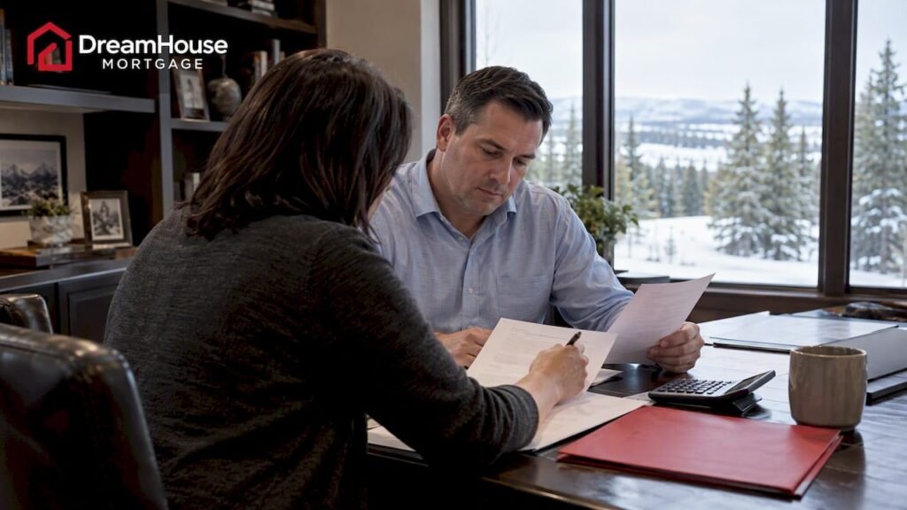 7 TIPS FOR FIRST TIME RENTAL PROPERTY BUYERS (2026) 6 Homeowners reviewing refinancing options at home