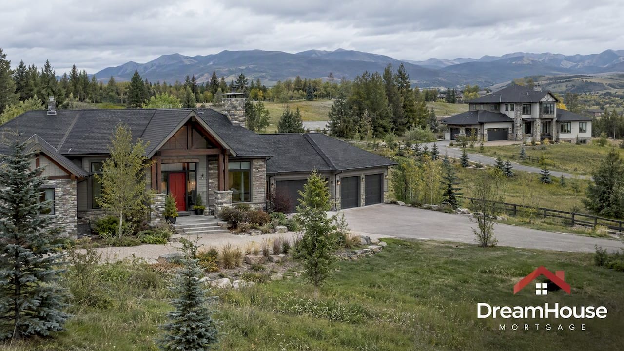 Two luxury homes in the Cochrane foothills